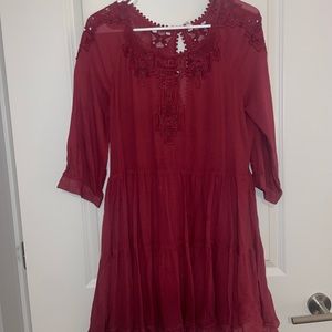 Free people red dress